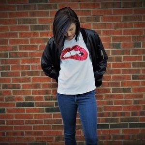 +BiteMe+ Sequined T 👄